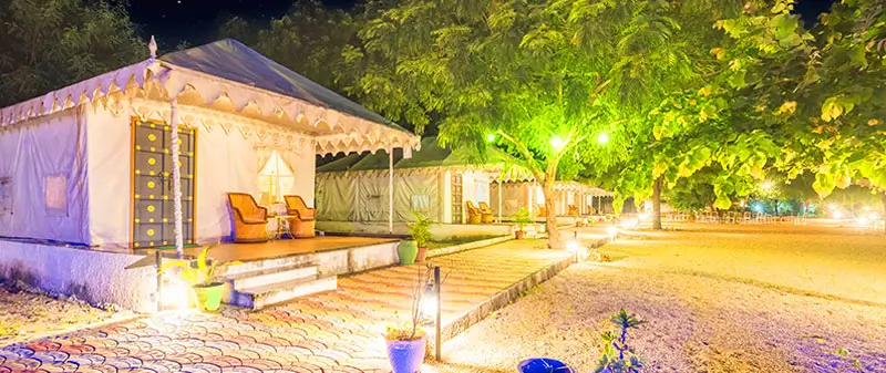 Jawai Luxury Tent Stay Package with Leopard Safari, Bonfire & Village Walk