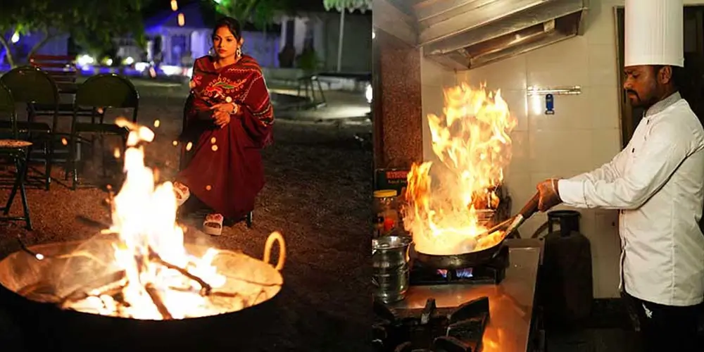 Bonfire Evening and Outdoor Dining Experience